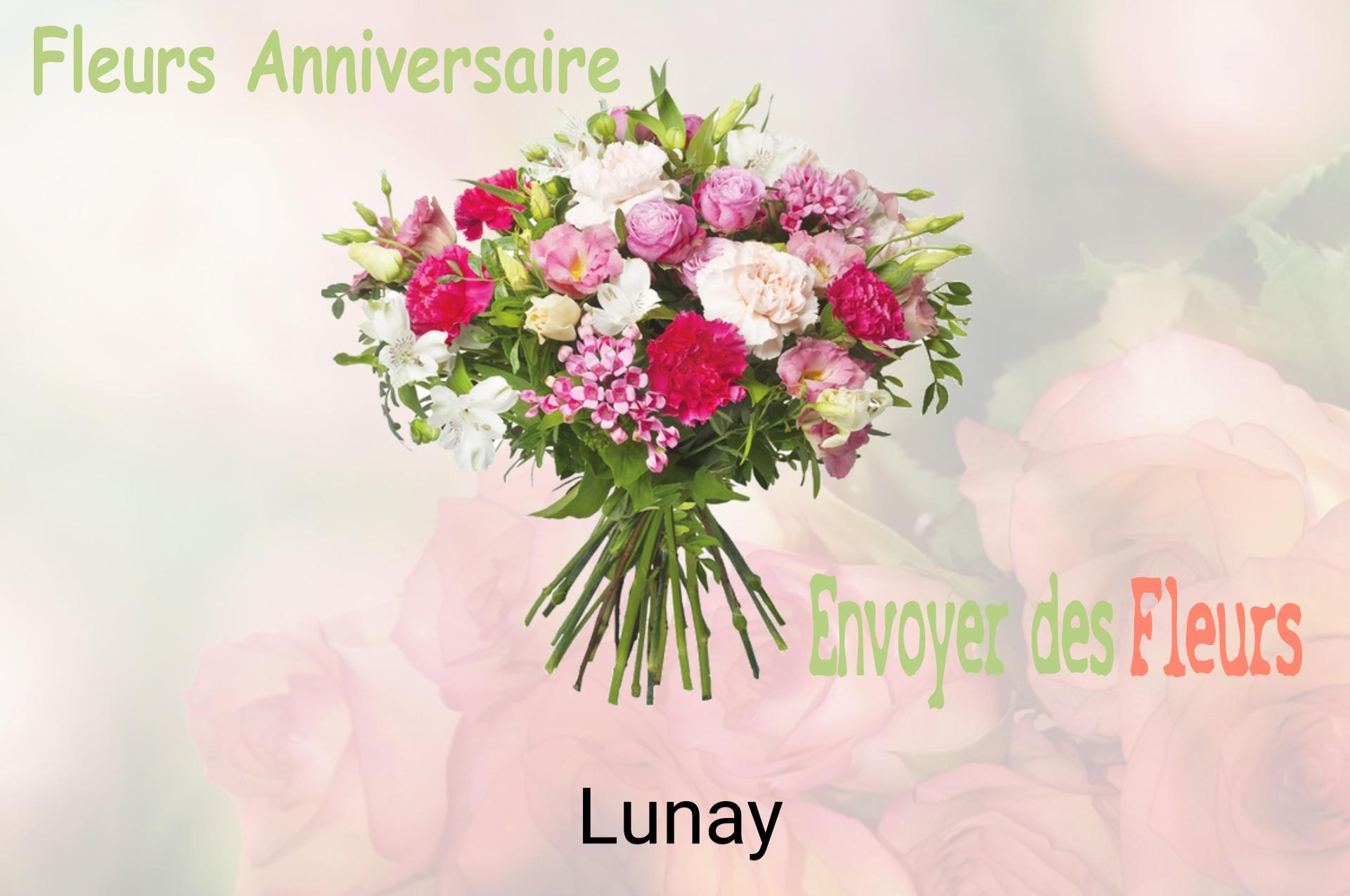Bouquet de fleurs d’anniversaire livré à Lunay